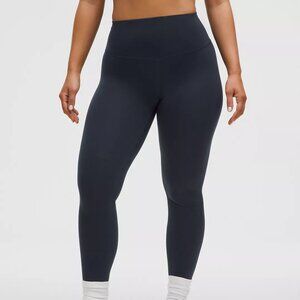 BNWT Lululemon Wunder Train Contour Fit High-Rise Tight 28", True Navy, Size 8